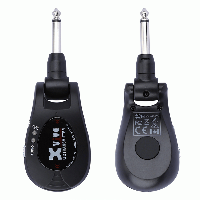The XVIVE U2 Black Guitar Wireless Adaptor 2.4GHZ