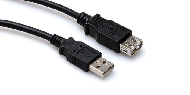 10 FT USB-A MALE-USB-B FEMALE CABLE 2.0 SPEED