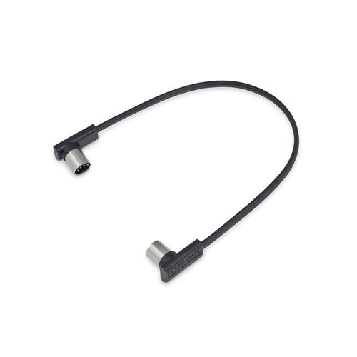 RockBoard Flat Patch Midi Cable 30cm Black