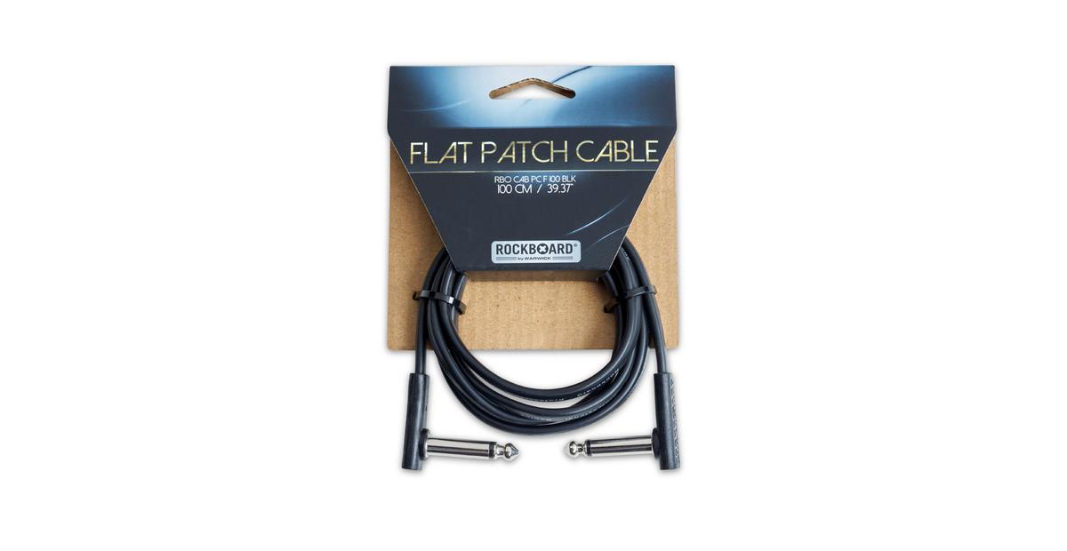 RockBoard Flat Patch Cable Black