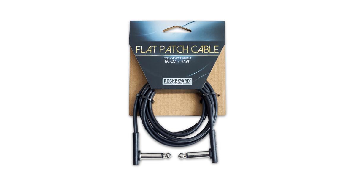 RockBoard Flat Patch Cable Black