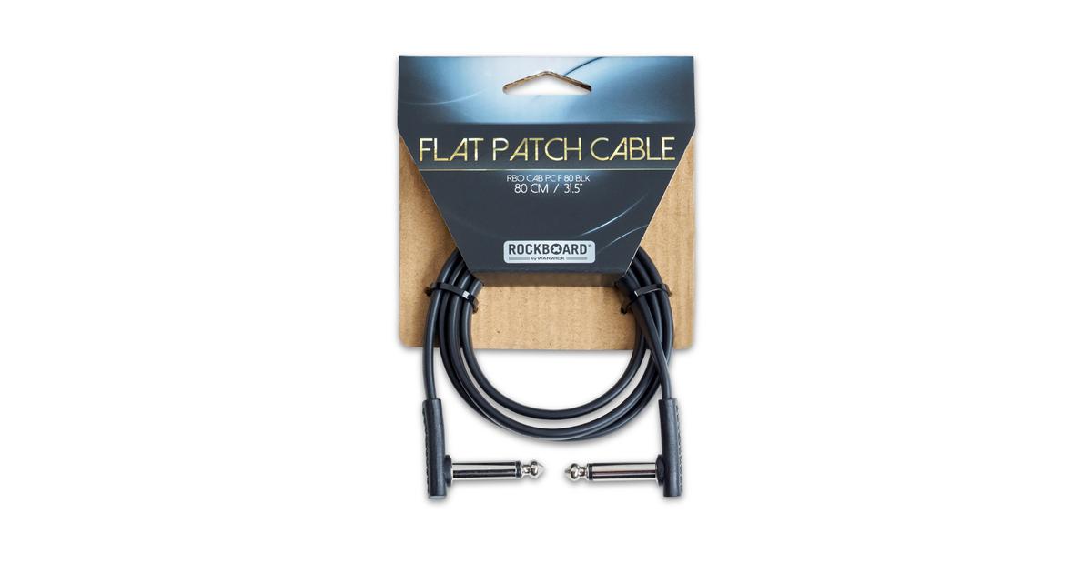 RockBoard Flat Patch Cable Black