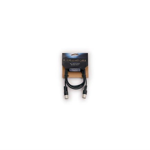 RockBoard FlaX Plug MIDCable 100cm Black