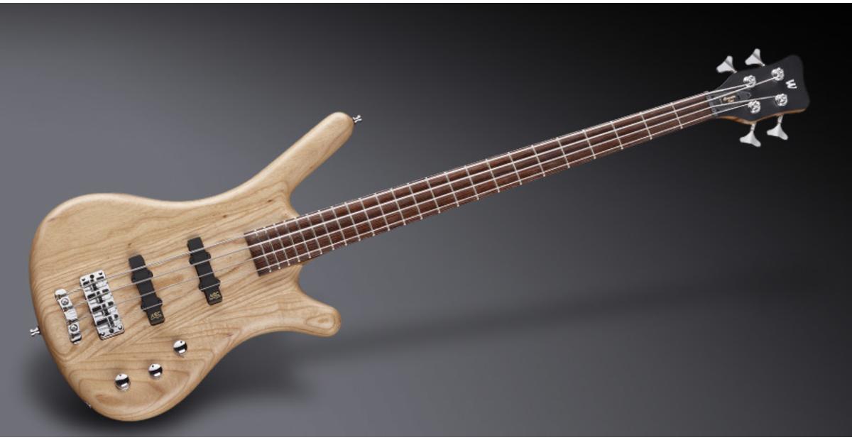 Warwick TeamBuilt Pro Series Corvette 4-String Natural Transparent Satin Active