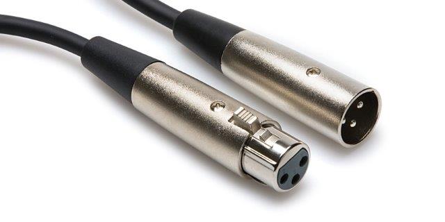 02 FT CABLE XLR MALE TO XLR FEMALE