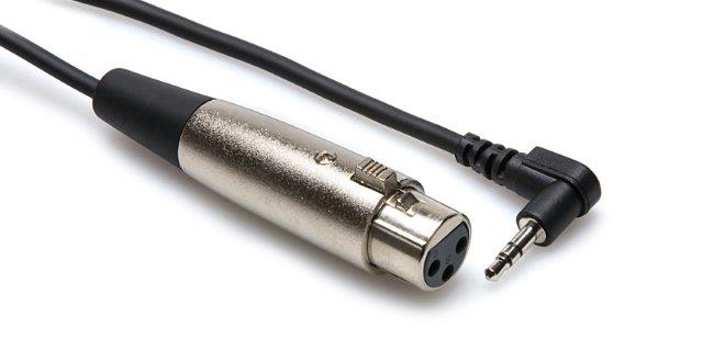 01 FT CABLE XLR FEMALE TO 3.5MM